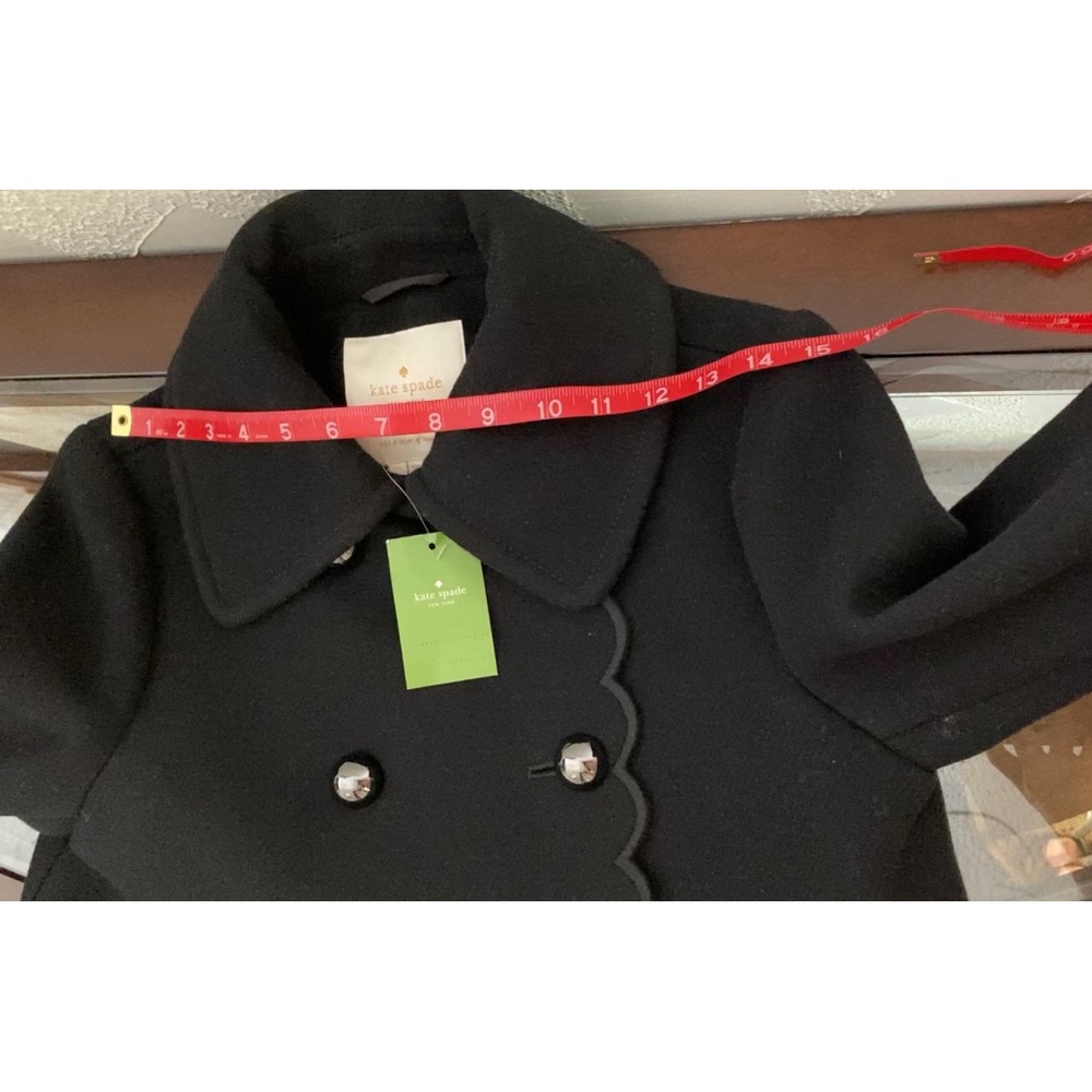 Kate Spade Out West Scallop Wool Peacoat NWT - Picture 9 of 11
